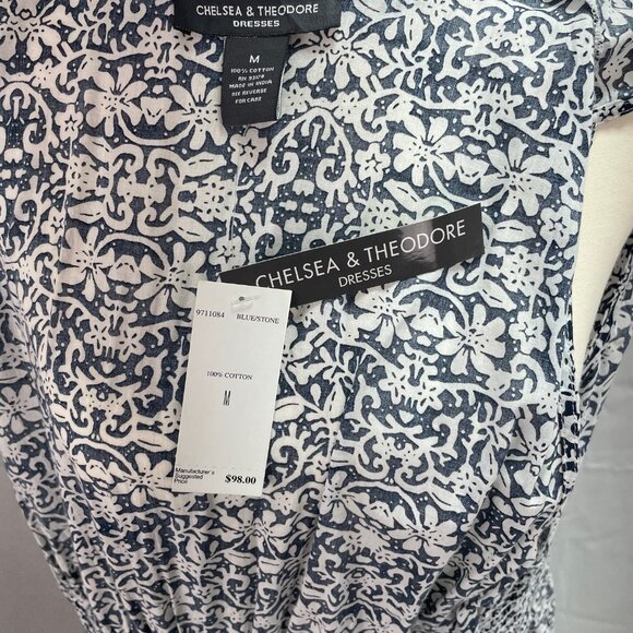 CHELSEA & THEODORE NWT Cotton dress flowy sleeveless - Picture 3 of 10